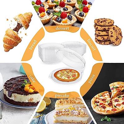 Harloon 40 Pcs 9 inch Plastic Disposable Pie Containers with