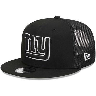 Men's New Era Black/Camo New York Giants 2022 Salute to Service 9FORTY Snapback Trucker Hat