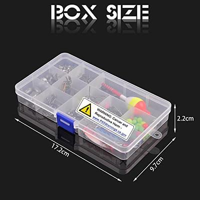 Compact Folding Fishing Lure Bait Hook Tackle Storage Box for