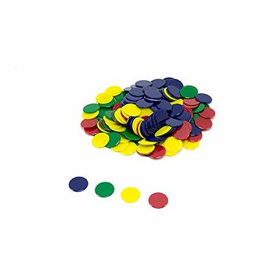 90 Numbered plastic bingo chips I Counting Chips I Number markers