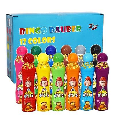 Yuanhe 3oz Bingo Daubers Set of 12, Dot Markers in Mixed Colors - Yahoo  Shopping