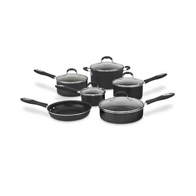 Kenmore Elite Andover Nonstick Aluminum Glacier Blue Cookware Set (10-Piece)