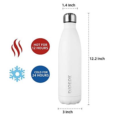 BJPKPK Stainless Steel Water Bottles 25oz Kids Insulated Water Bottle  Travel Sports Water Bottles for School, White - Yahoo Shopping