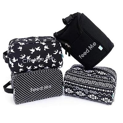 4 Piece Baby Diaper Changing Shoulder Bag