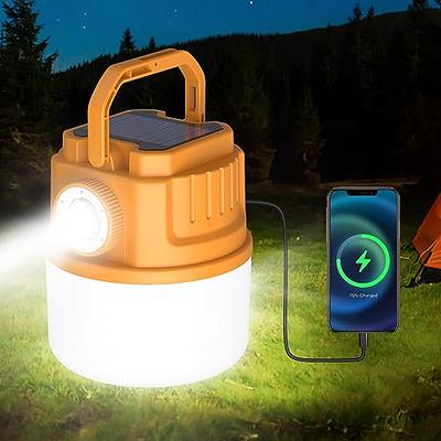 Camping Lantern Rechargeable,Balkwan Zoom Led Lantern for Power Outages  5000mah Solar Flashlight,Emergency Lights,48 Hours Running Time for Outdoor  Hiking,Camping Accessories Gear 2023 Upgrade(Orange) - Yahoo Shopping