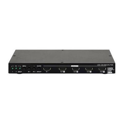 HDMI Splitter - 2-Port - 4K 60Hz with Built-In Scaler