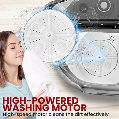 Compact Home Washer & Dryer, 2 in 1 Portable Mini Washing Machine