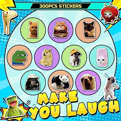 Meme Stickers 300 PCS Funny Stickers,Funny Stickers for Adults
