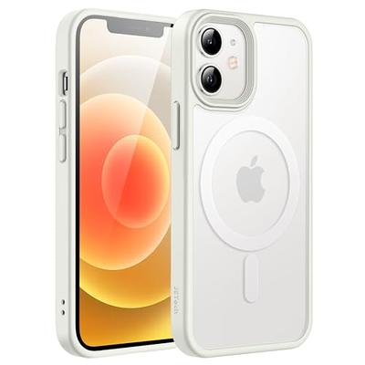  JETech Magnetic Case for iPhone 12 Pro Max 6.7-Inch Compatible  with MagSafe Wireless Charging, Shockproof Phone Bumper Cover, Anti-Scratch  Clear Back (Clear) : Cell Phones & Accessories