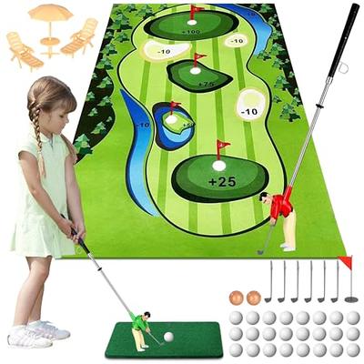 Wassteel Mini Golf Games is Funny Golf Gifts, Unique Mini Golfer On A Stick  for Father's Gift/Retirement Gift, Funny Games for The Whole Family, Golf