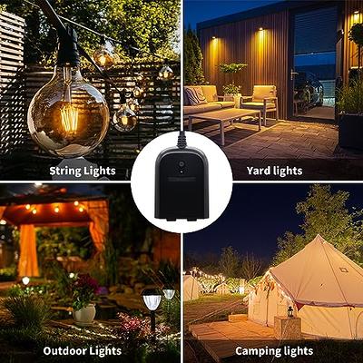 BSEED Remote Control Outlet Plug, Outdoor Plug with Cover Weatherproof,  Wireless Outdoor Remote Control Outlet Light Switch for Christmas Lights,  String Lights, Heavy Duty Dual Outlets, 100ft, 15A - Yahoo Shopping