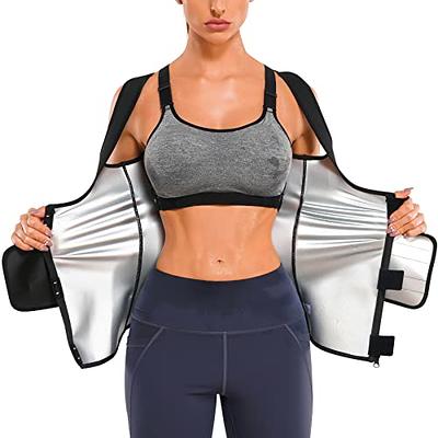 Womens Neoprene Waist Trainer Weight Loss Body Shaping Tank Top Sauna Suit  Slimmer Vest