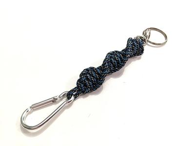 Carson | Keychain Clip | Thread Black/Blue
