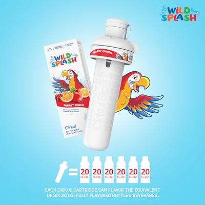 DRINKCIRKUL, WILD SPLASH WATER BOTTLE, KIDZ WATER BOTTLE