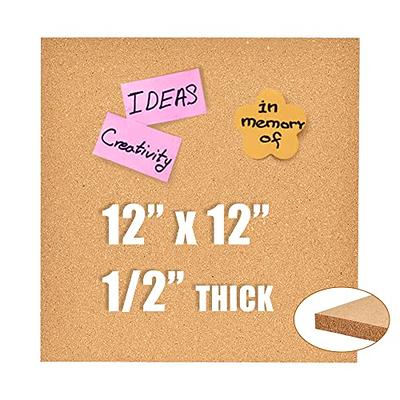 Aitakatta 17x8 Cork Board Tiles Bulletin Board, 1/2 Thick Self-Adhesive  Cork Boards for Walls, Cork Tiles Vision Board for Home, Office, School,  Bulletin Board Decorations(12mm,2pc) - Yahoo Shopping