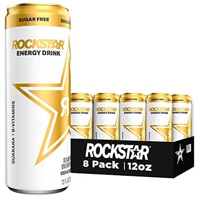 Rockstar Energy Drinks Refreshing Boom Whipped Orange Flavor 16 Oz