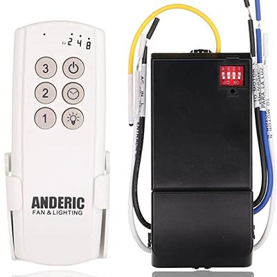 Universal Fan-Light Remote Control with Receiver - 99770