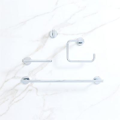 Mid-Century Contour Bath Hardware - Matte Black