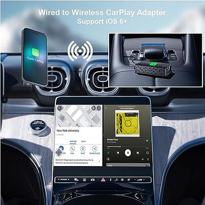 Teeran CarPlay Wireless Adapter for Factory Wired CarPlay 2023 Upgrade Plug  & Play Wireless CarPlay Dongle