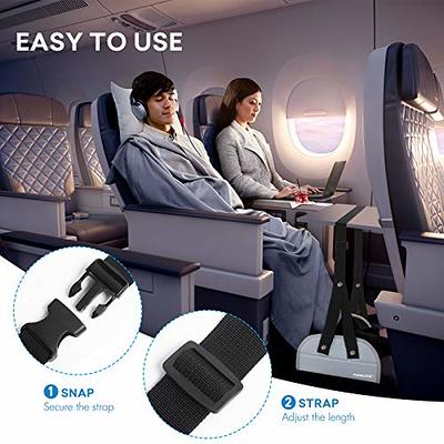 TIPKITS Airplane Footrest with Comfortable No Clashing Base, Portable  Travel Foot Rest Made with Premium Memory Foam, Airplane Travel Accessories  to Reduce Swelling and Soreness, Gifts for Travelers - Yahoo Shopping