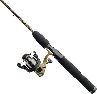 Ugly Stik 6'6” Camo Spinning Fishing Rod and Reel Spinning Combo