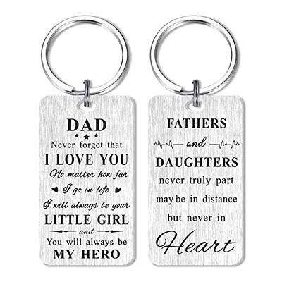 Elechobby Drive Safe Keychain I Need You Here with Me for Husband Dad Boyfriend Gifts Valentines Day Father's Day Birthday Gift (Black wider)