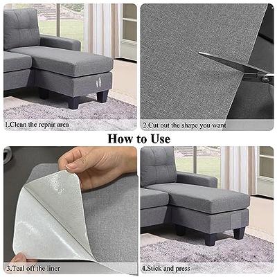 Linen Patches Self-Adhesive Linen Couch Repair Kits for Furniture, Sofa,  Car