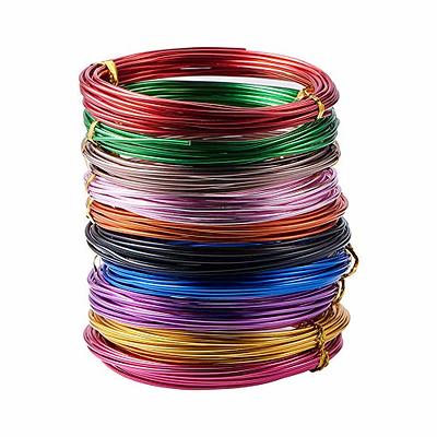 Inspirelle 20 Colors Aluminum Craft Wire Bendable Metal Wire for Jewelry  Craft Making, 10M Each Color (20 Guage (0.8mm)) - Yahoo Shopping