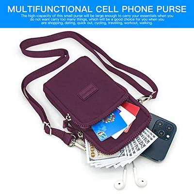 Crossbody Bag for women,Wide Strap Cell Phone Purse Shoulder