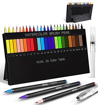 Eglyenlky Colored Markers for Adult Coloring Books, Dual Tip Brush