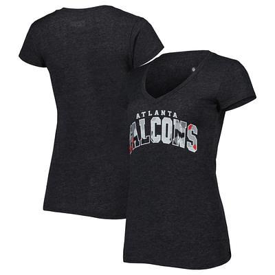 New Era Women's Atlanta Falcons V-neck T-shirt