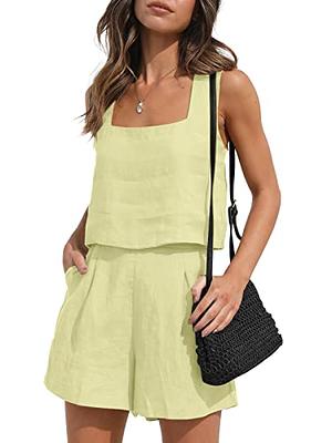 AUTOMET Summer Sets 2 Piece Outfits for Women Casual Matching Sets