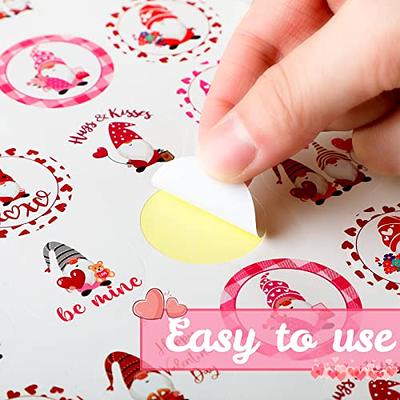 540 Pieces Gnome Valentines Envelope Stickers Small Happy Valentine's Day  Stickers Valentines Adhesive Envelope Seal Stickers Round Label Tags for  Valentines Party Card Holiday Gift Decor 1.2 Inches - Yahoo Shopping