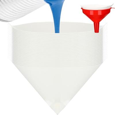 Yeaqee 808 Pcs Paint Strainers Paper Cone Set Disposable Paint Filter Nylon  Mesh Resin Filter Plastic Resin Funnel with Filter Tips for Automotive  Spray Paint Art Painting Cooking Oil Uncured Resin 