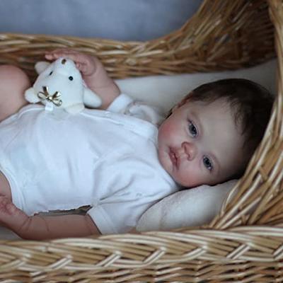 WOOROY Realistic Reborn Baby Dolls August - 20 Inch Lifelike Newborn  Sleeping Girl Handmade Real Life Baby Dolls Reborn Toddler with Soft  Weighted