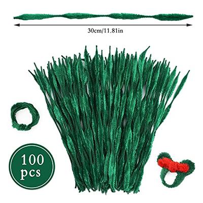 Christmas Green Pipe Cleaners 110 Pcs Bundles Pipe Cleaners Bristle Count Craft  Green Pipe Cleaners Bulk Craft Supplies for Home Decoration Supplies on  OnBuy