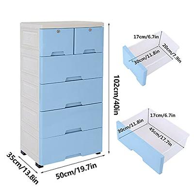 5-Layer Storage Cabinet 6-Drawer Tower Locker Storage Unit
