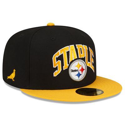 Men's Pittsburgh Steelers New Era Gold/Black 2023 Sideline 9FIFTY Snapback  Hat