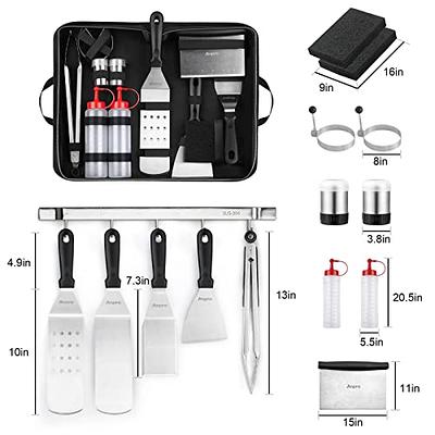 Griddle Accessories Kit,Upgrade 138pcs Flat Top Grill Accessories