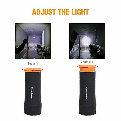 EverBrite 2-in-1 Mini Lanterns and Flashlights with 3 Modes, 2 Pack  Portable Outdoor LED Zoomable Torches, AAA Batteries Included - for  Hurricane Supplie Camping, Hiking, Night Walking, Emergency