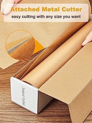 SMARTAKE 2-Pack Parchment Paper Roll, 15 in x 164 ft, 410 Sq.Ft Baking Paper  with Metal Cutter, Non-Stick Baking Paper Sheets, Waterproof, for Cooking,  Air Fryer, Grilling, Steaming (Unbleached) - Yahoo Shopping