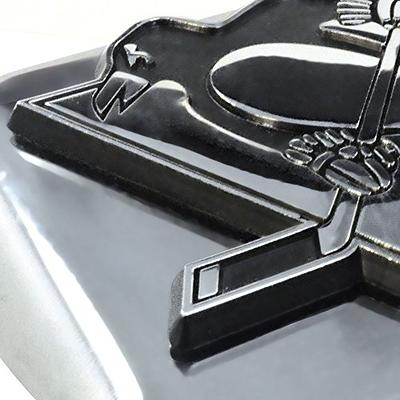 Raiders Custom Made Hitchcover Silver & Black Version 
