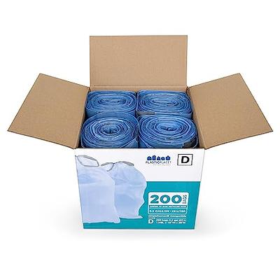 Simple Human Code V Trash Bags Custom Fit Recycling Liners 16-18 L Garbage Blue