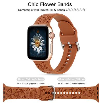 Apple Watch Band Women Silicone Replacement Strap IWatch SE Series 7 6 5 4  3 2 1