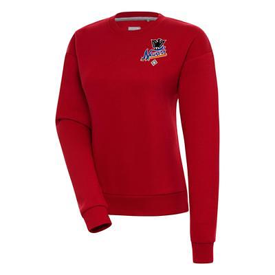 Philadelphia Eagles Antigua Women's Victory Crewneck Chenille Pullover  Sweatshirt - White