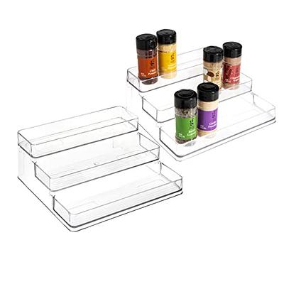 Clear Acrylic Spice Rack Kitchen Seasoning Jars Rack For Cabinet - Yahoo  Shopping