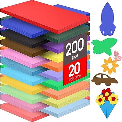 Ctosree 150 Pcs Colored Poster Board Paper 9 x 12'' Small Bright Bold  Poster Board Assorted Neon Poster Board for School Classroom Craft Project,  15