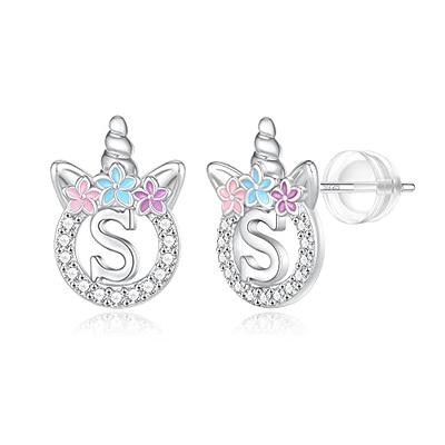 925 Sterling Silver Unicorn Earrings | Canada