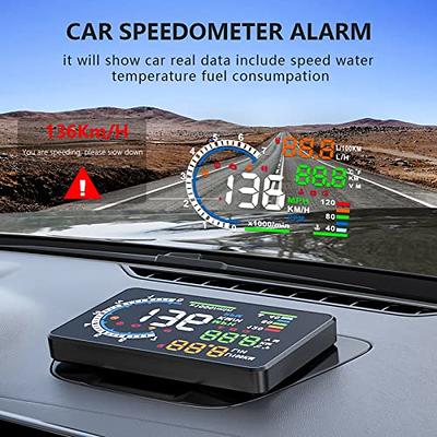 wiiyii Heads up Display for Cars, Car HUD Head Up Display A8 with OBD  Function, 5.5 Inch Large Screen - Yahoo Shopping
