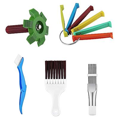 5pcs Refrigerator Coil Cleaning Brush Metal Stainless Steel Fin